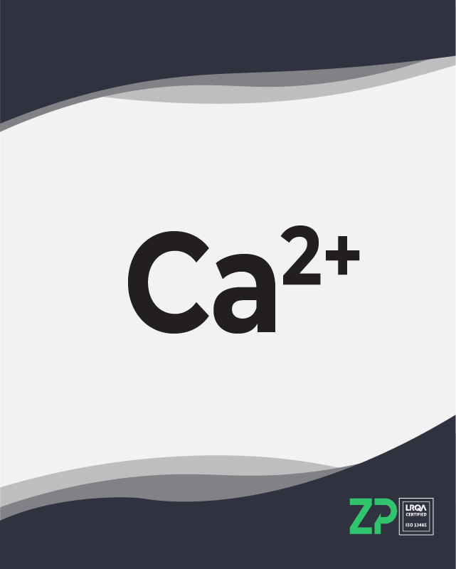Calcium ion icon, Ca2+