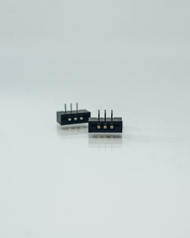 SPE connector angled 3 pin