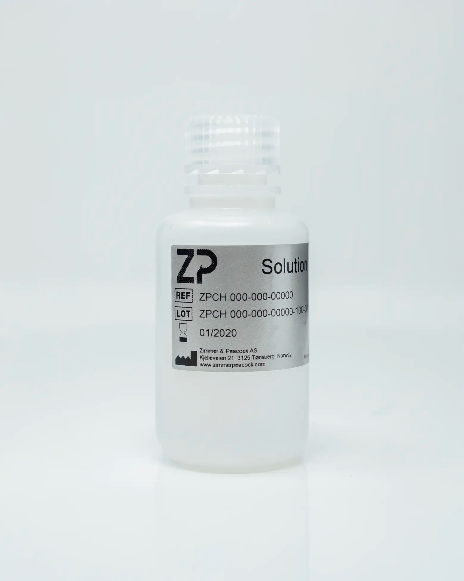 60 mL bottle of solution from ZP