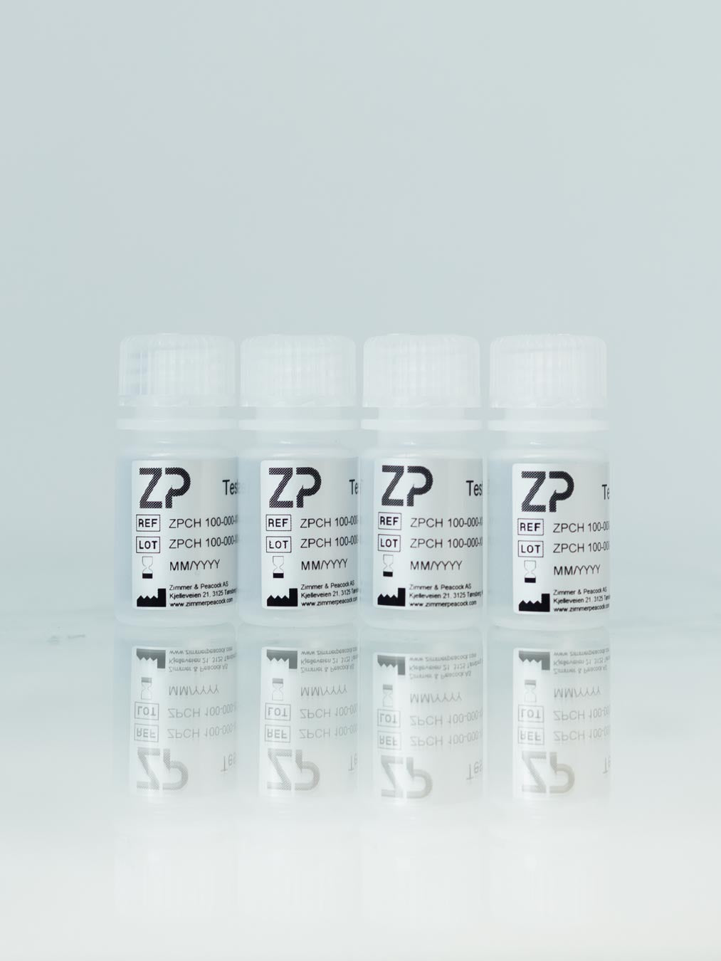 4 bottles for calibration solutions