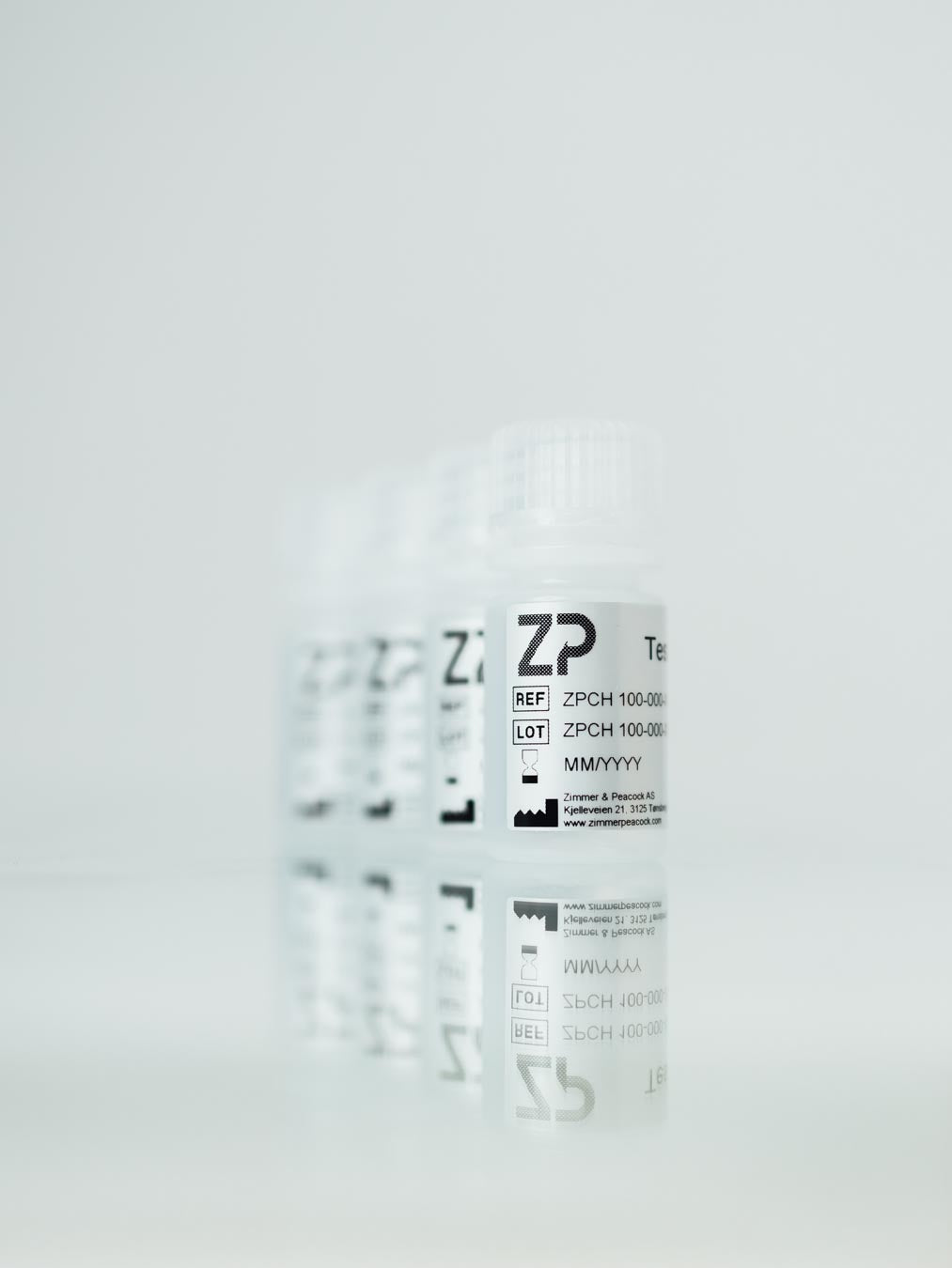 4 bottles for calibration solutions